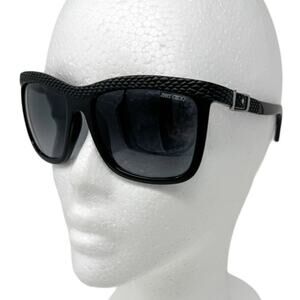 Jimmy Choo Rea Sunglasses Lightweight Black Gradient Lens Buckle detail w/ case